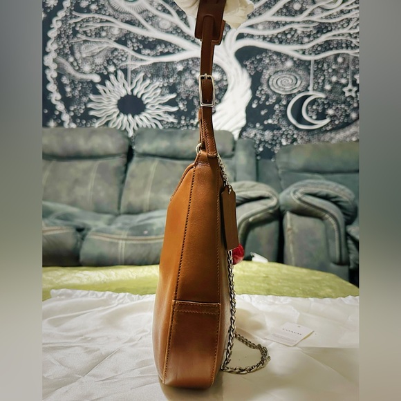 Vintage Coach soho Shoulder Bag Brown color soft Leather 2001 year - Picture 11 of 17